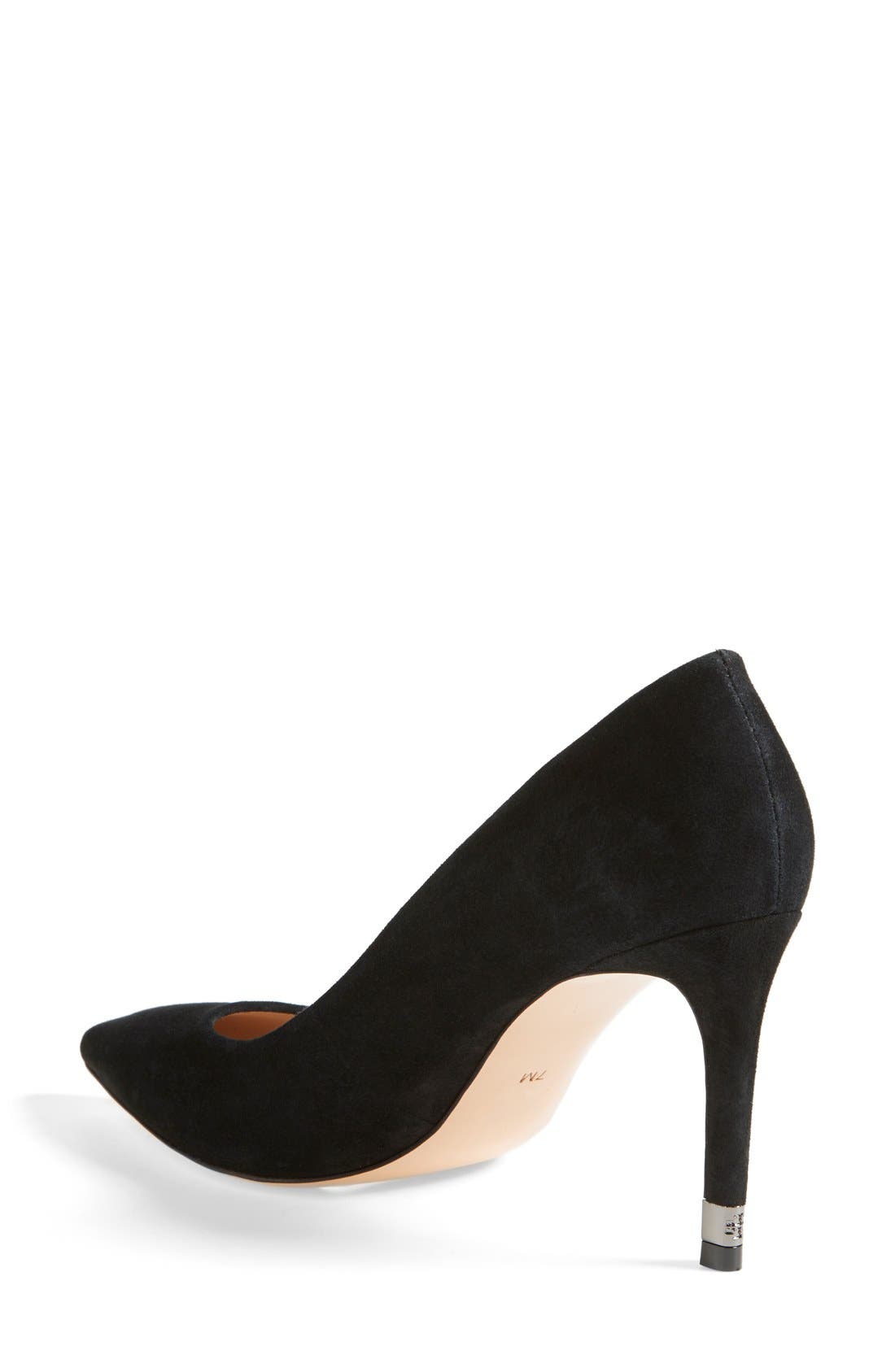 Tory Burch 'Greenwich' Suede Pointy Toe Pump, Alternate, color, 