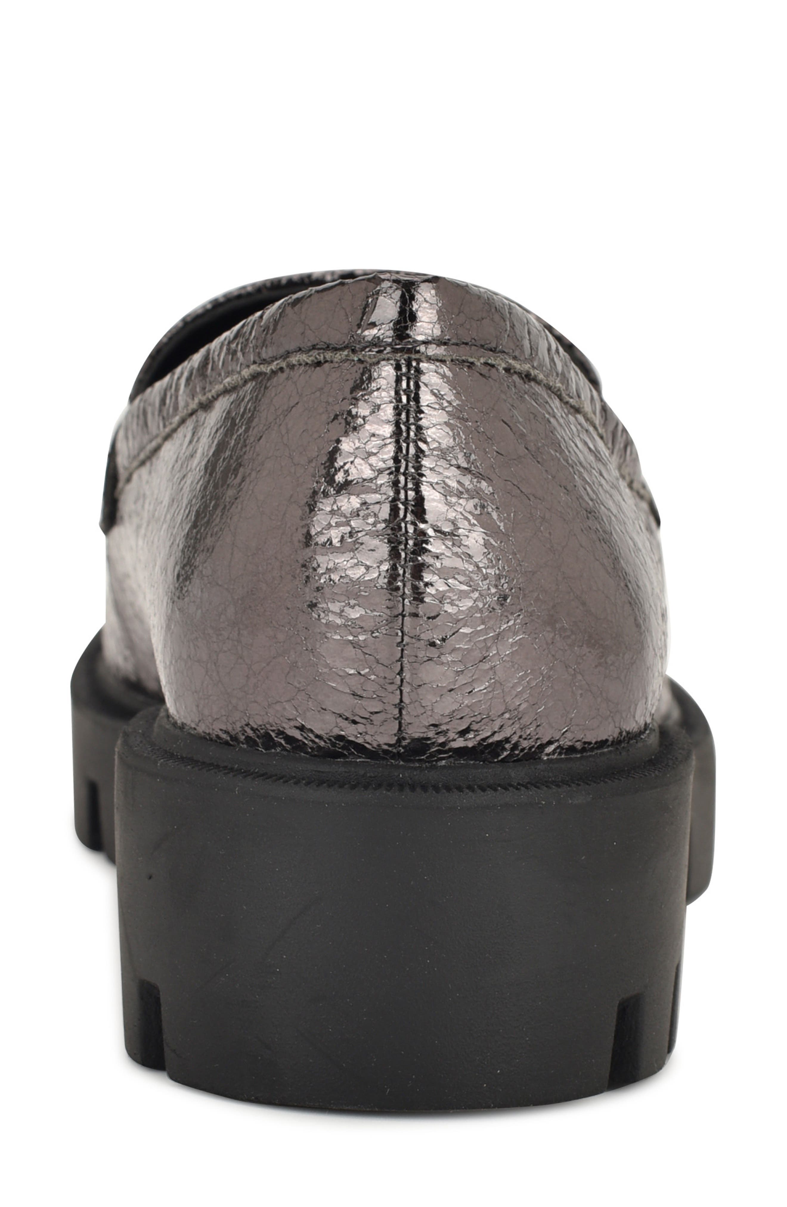 Maibel Platform Penny Loafer, Alternate, color, PEWTER 060
