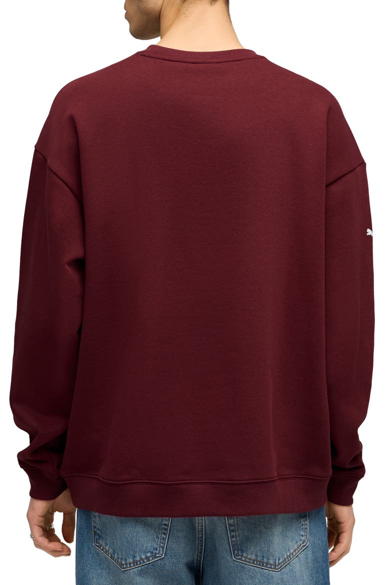 BMW Cotton Graphic Crewneck Sweatshirt, Alternate, color, RUBY SHIMMER