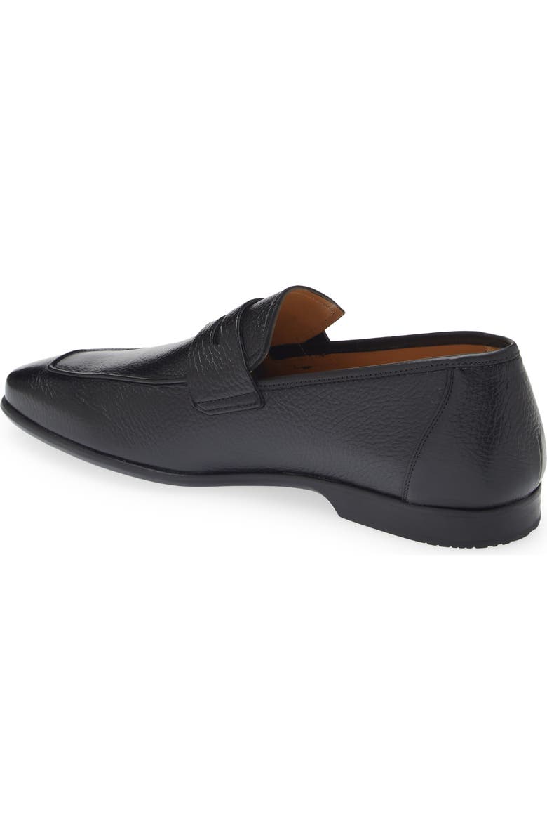 Mezlan Deer Penny Loafer, Alternate, color, Black