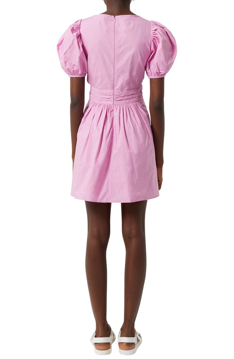 French Connection Rhodes Poplin Minidress, Alternate, color, Morning Glory