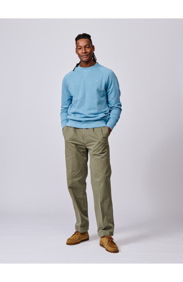 Aubin Garsdale Slub Crew Neck Sweatshirt, Alternate, color, Pale Blue