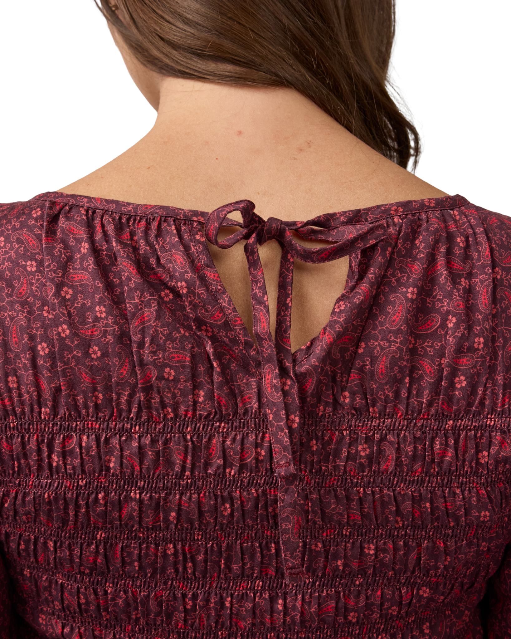 selected Burgundy Paisley