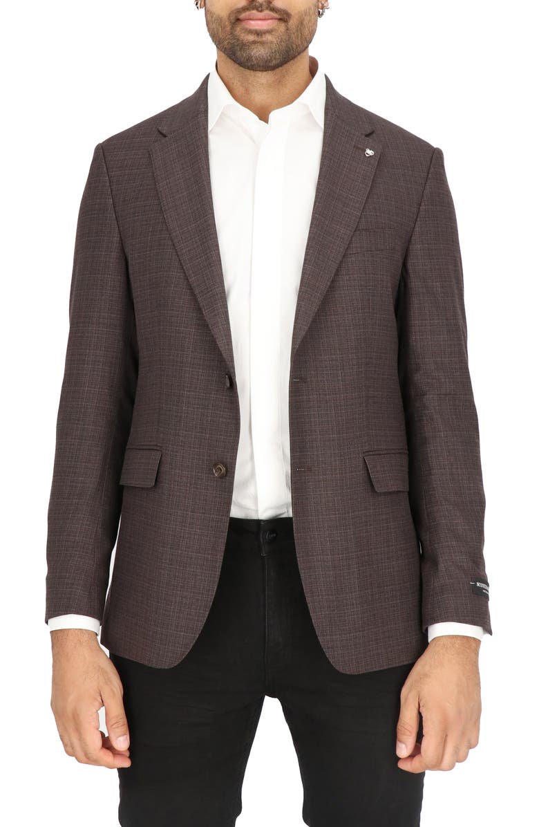 Scotch & Soda Brown Mélange Sport Coat, Alternate, color, 