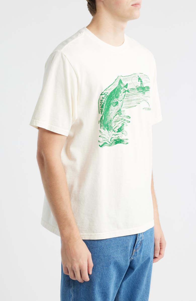 ONE OF THESE DAYS Long Cast Graphic T-Shirt, Alternate, color, Bone