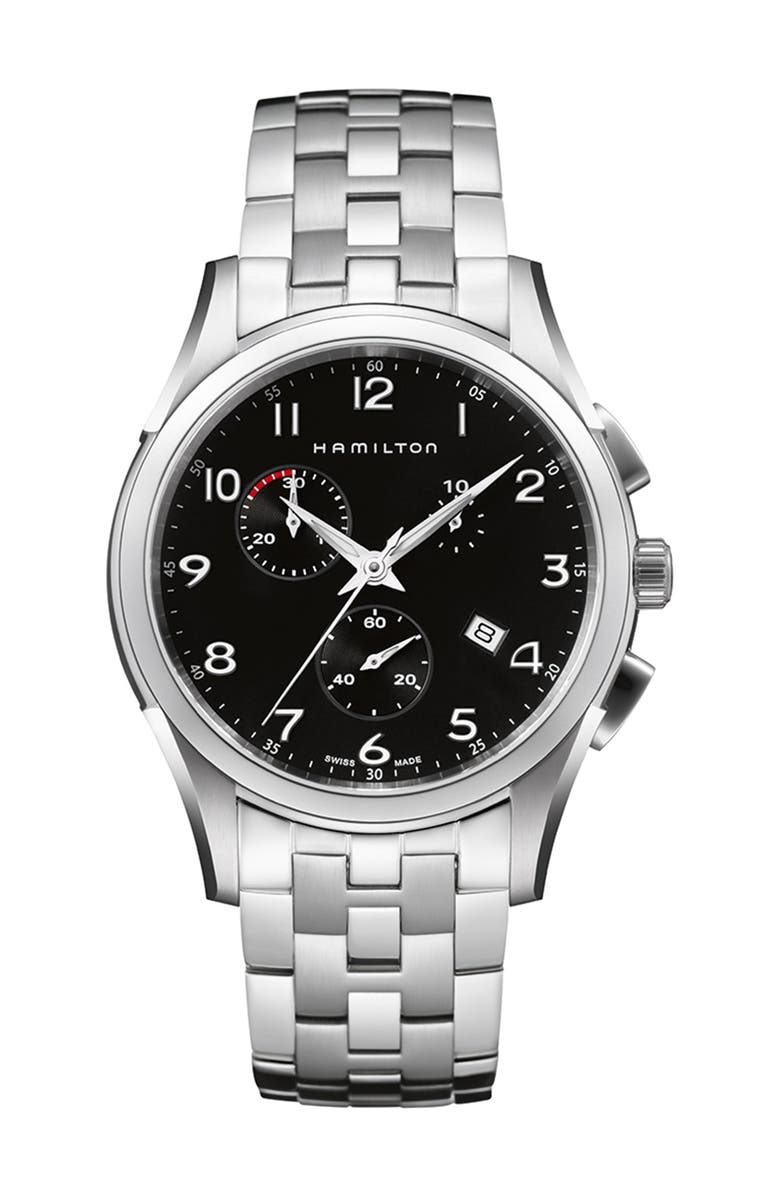Hamilton Men's Jazzmaster Thinline Chronograph Bracelet Watch, 43mm, Main, color,