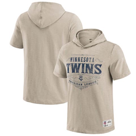 Men's Darius Rucker Collection by Fanatics  Tan Minnesota Twins Hooded T-Shirt