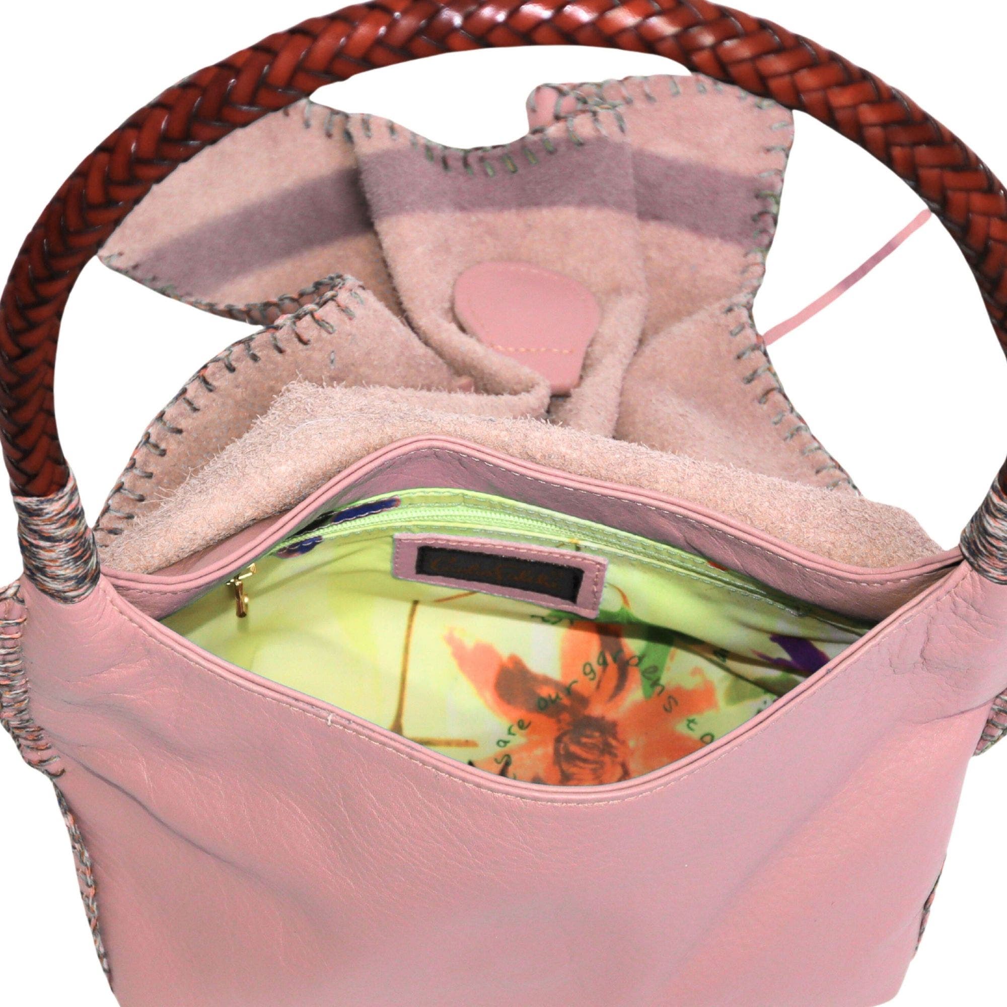 Shoulder Butterfly Leather Bag, Alternate, color, Dusty Rose