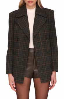 Avec Les Filles Oversize Double Breasted Peacoat