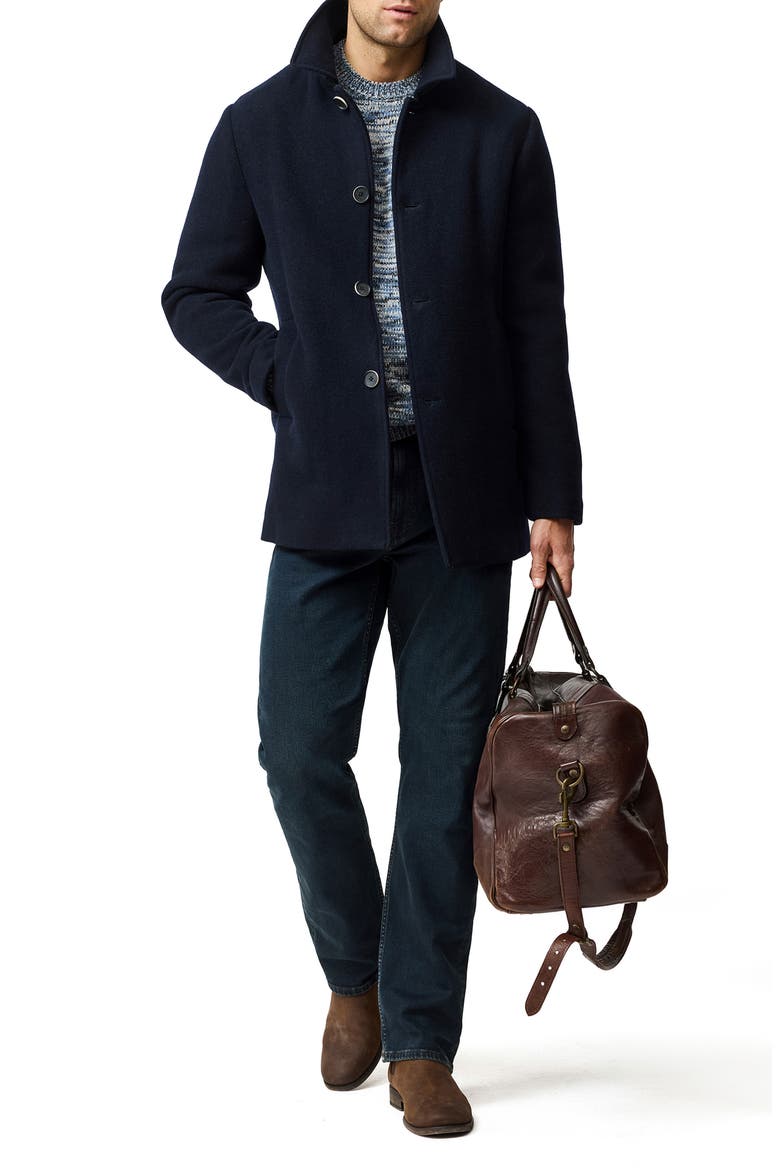 Garston Wool Blend Jacket, Alternate, color, MIDNIGHT
