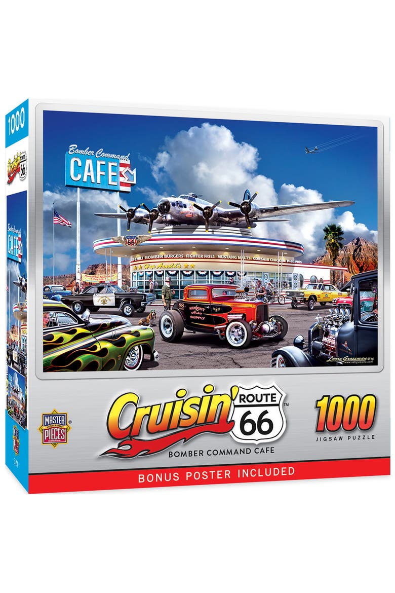 Bomber Command Cafe 1000 Piece Puzzle, Main, color, Multicolor