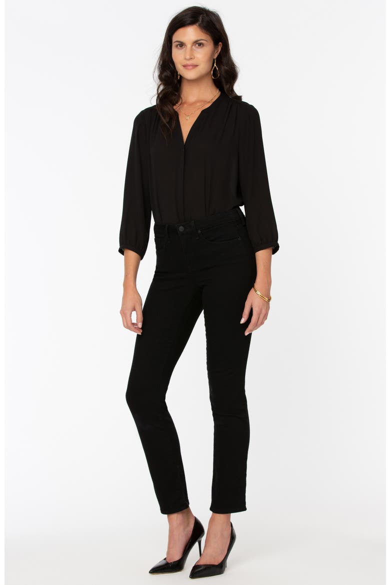 Sheri Slim Jeans, Alternate, color, BLACK