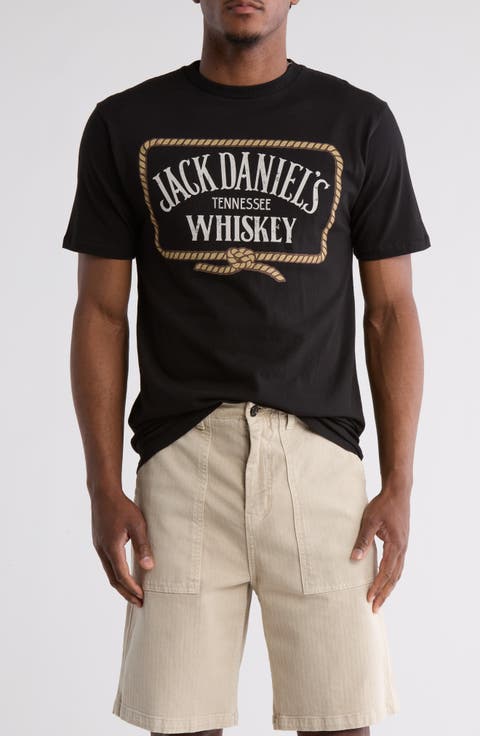 Jack Daniel Rope Cotton Graphic T-Shirt