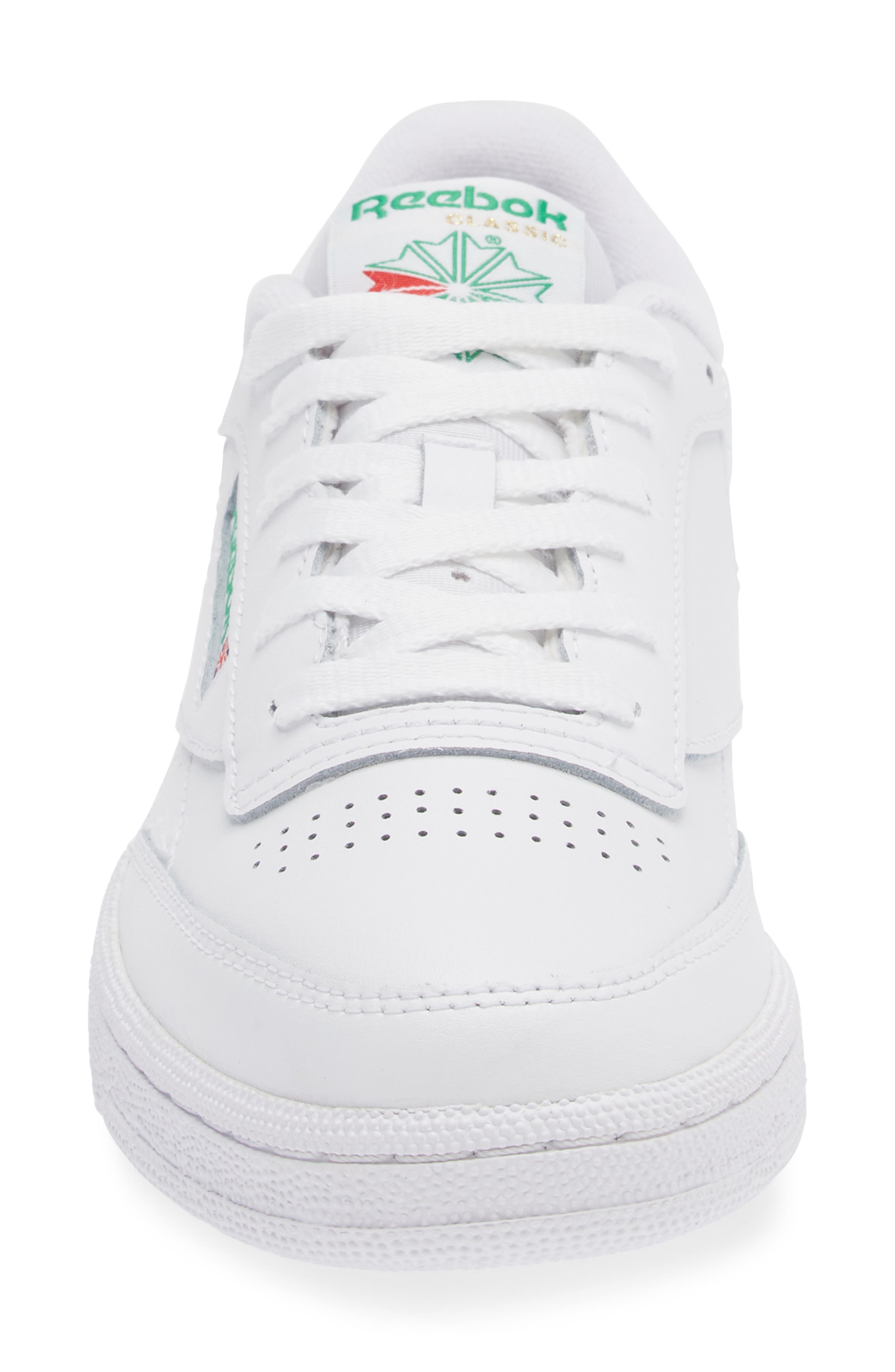 Reebok Club C 85 Sneaker, Alternate, color, Ftwwht/Ftwwht/Goldmt