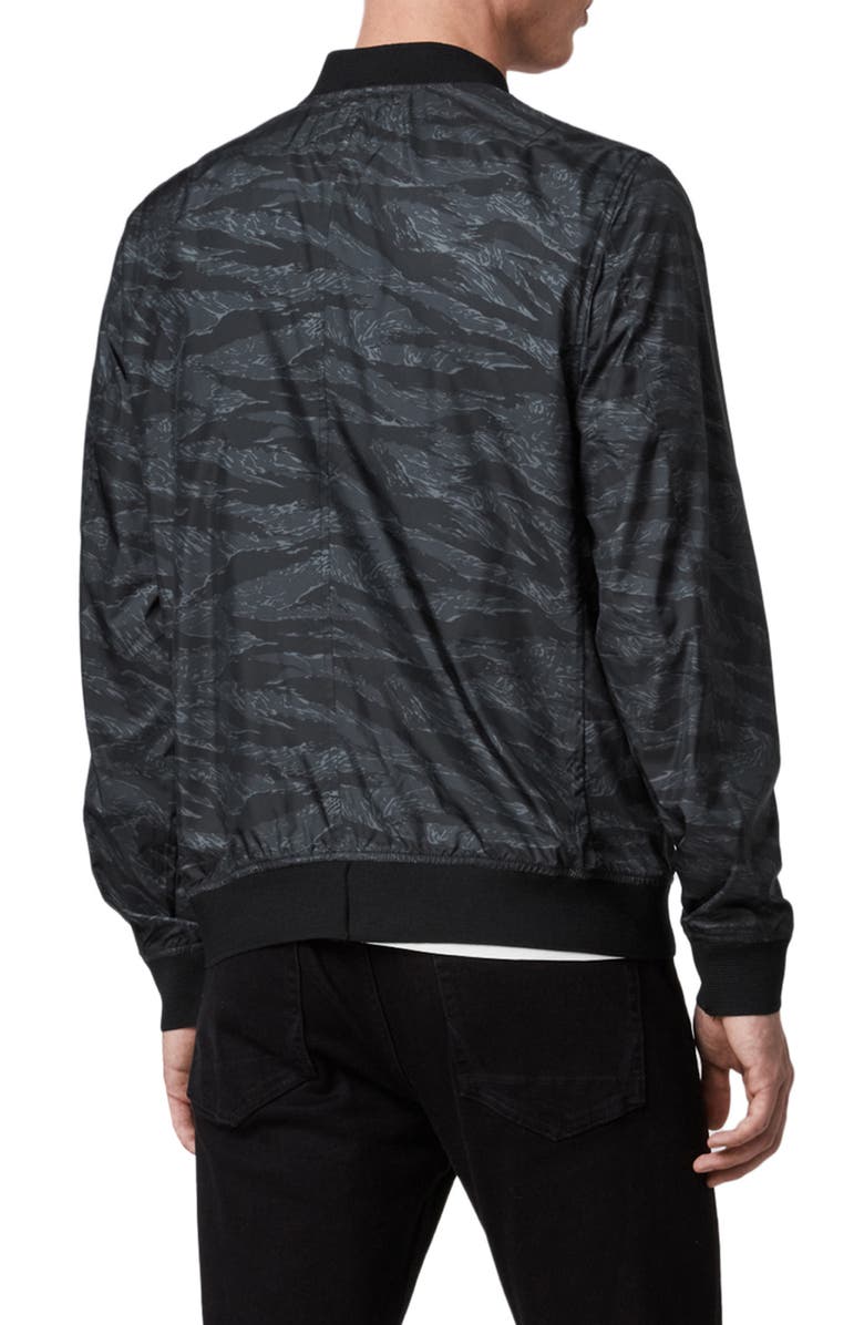 AllSaints Norton Slim Fit Bomber Jacket, Alternate, color,