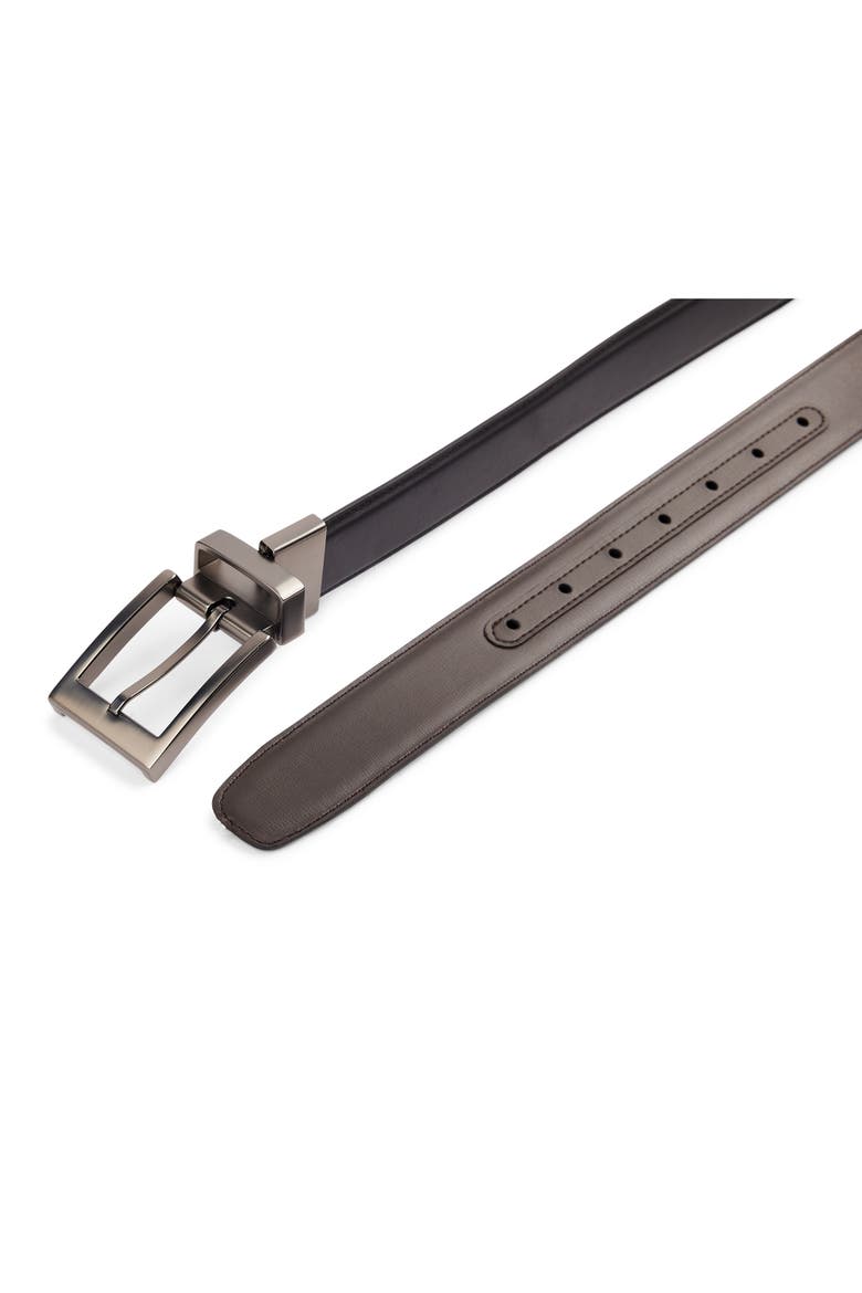 Reversible Dress Belt, Alternate, color, BLACK/BROW