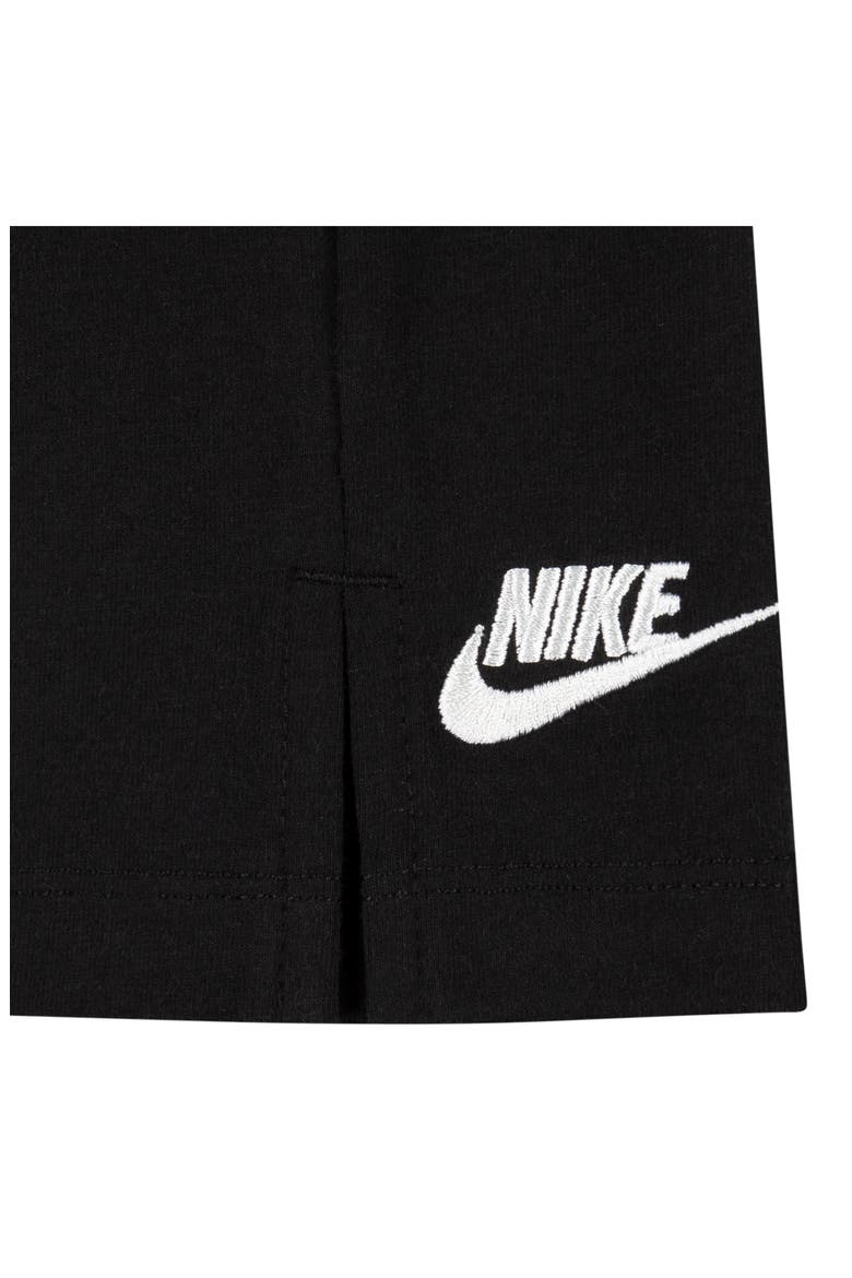 Home Swoosh Home Velour Hoodie & Flare Leggings Set, Alternate, color, BLACK