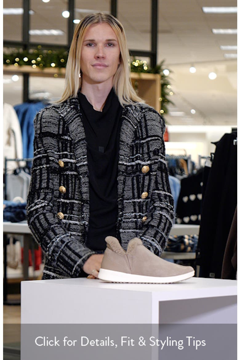 Kamau Waterproof Genuine Shearling Sneaker video