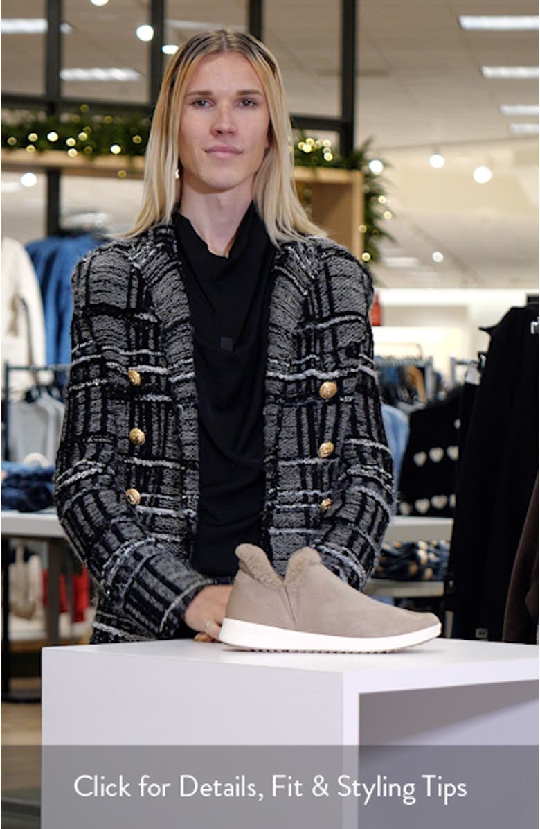 Kamau Waterproof Genuine Shearling Sneaker, sales video thumbnail