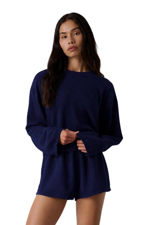 Organic Cotton Seersucker Wide Sleeve