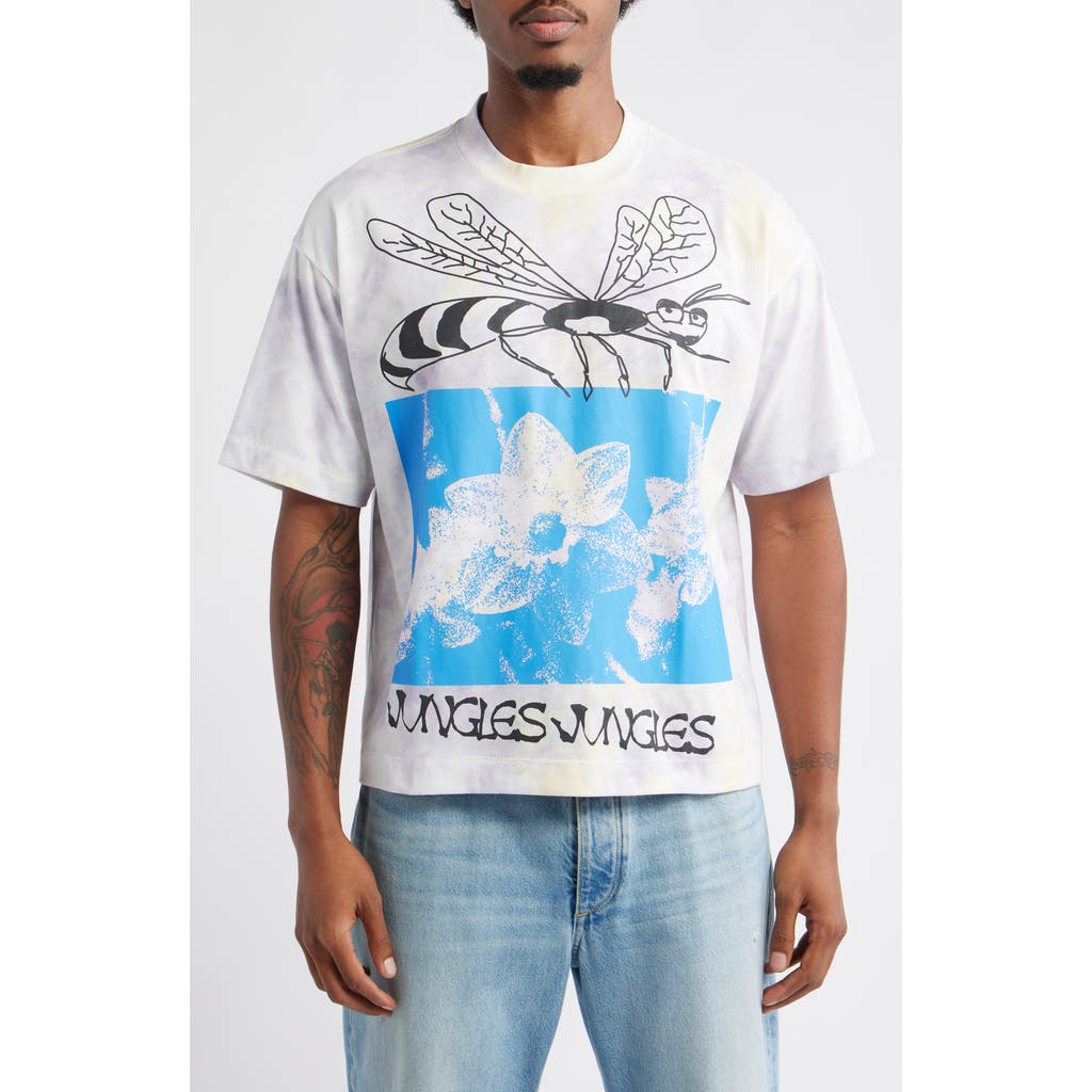 JUNGLES Plant Sex Tie Dye Cotton Graphic T-Shirt  product