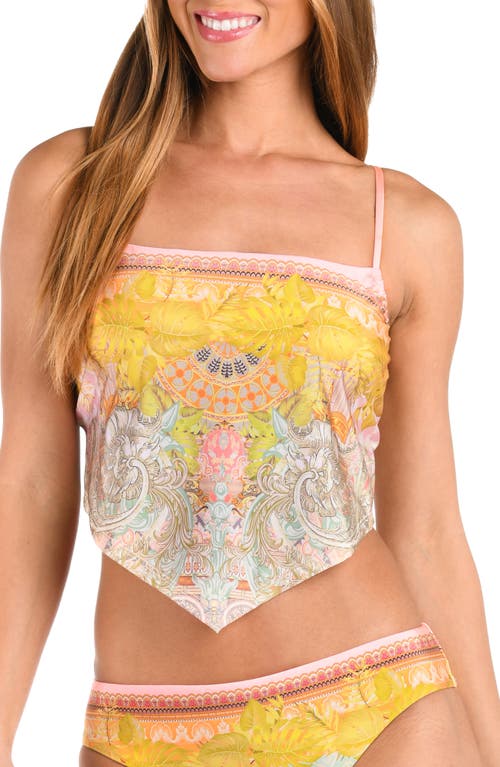 Sunshine 79 Dreamland Handkerchief Bikini Top in Beige Multi  product