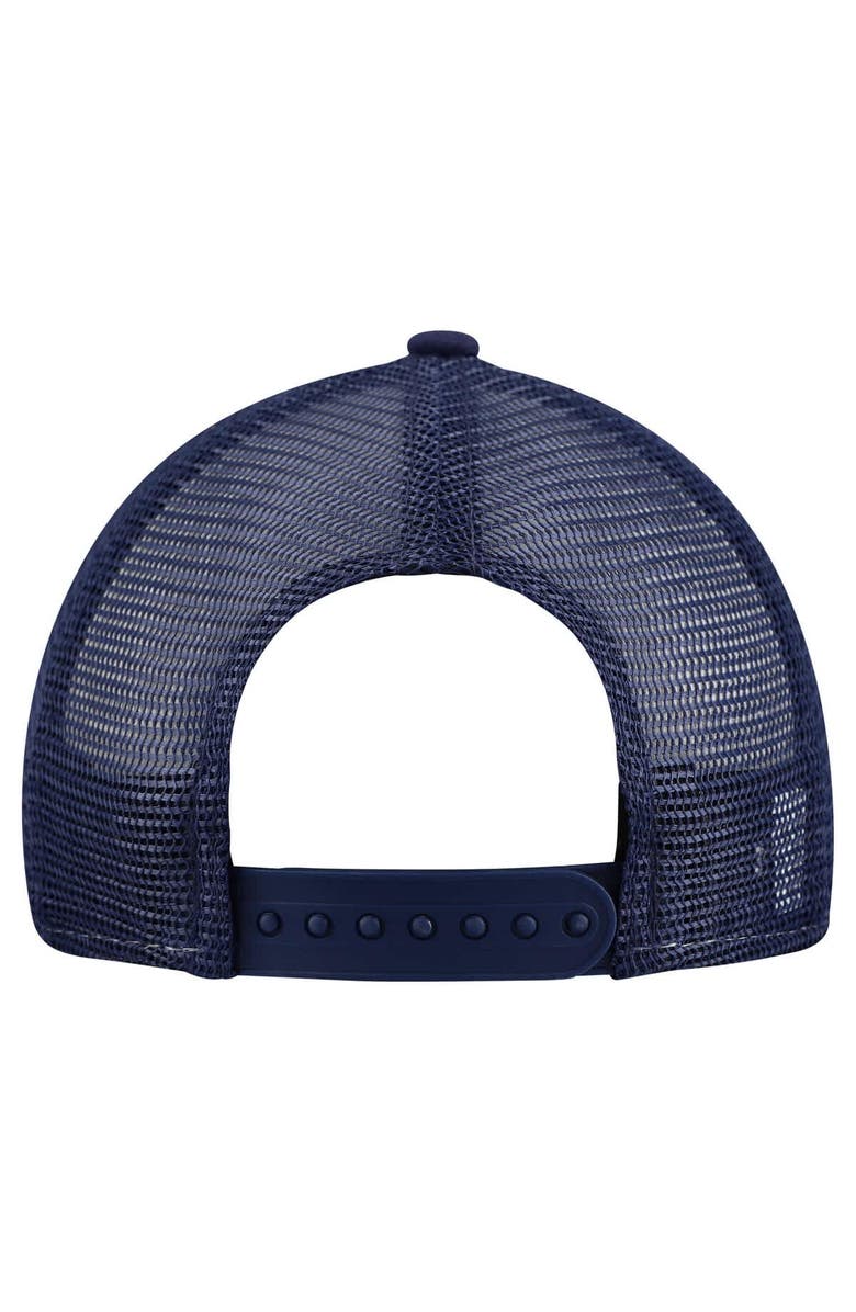 New Era Youth New Era Light Blue Golden State Warriors Colorpack 9FORTY A-Frame Trucker Adjustable Hat, Alternate, color, 