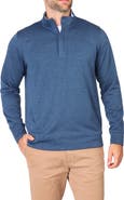 TailorByrd Luxe Performance Golf Fleece Quarter Zip Pullover