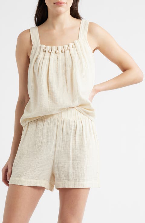 Beaded Sleeveless Top