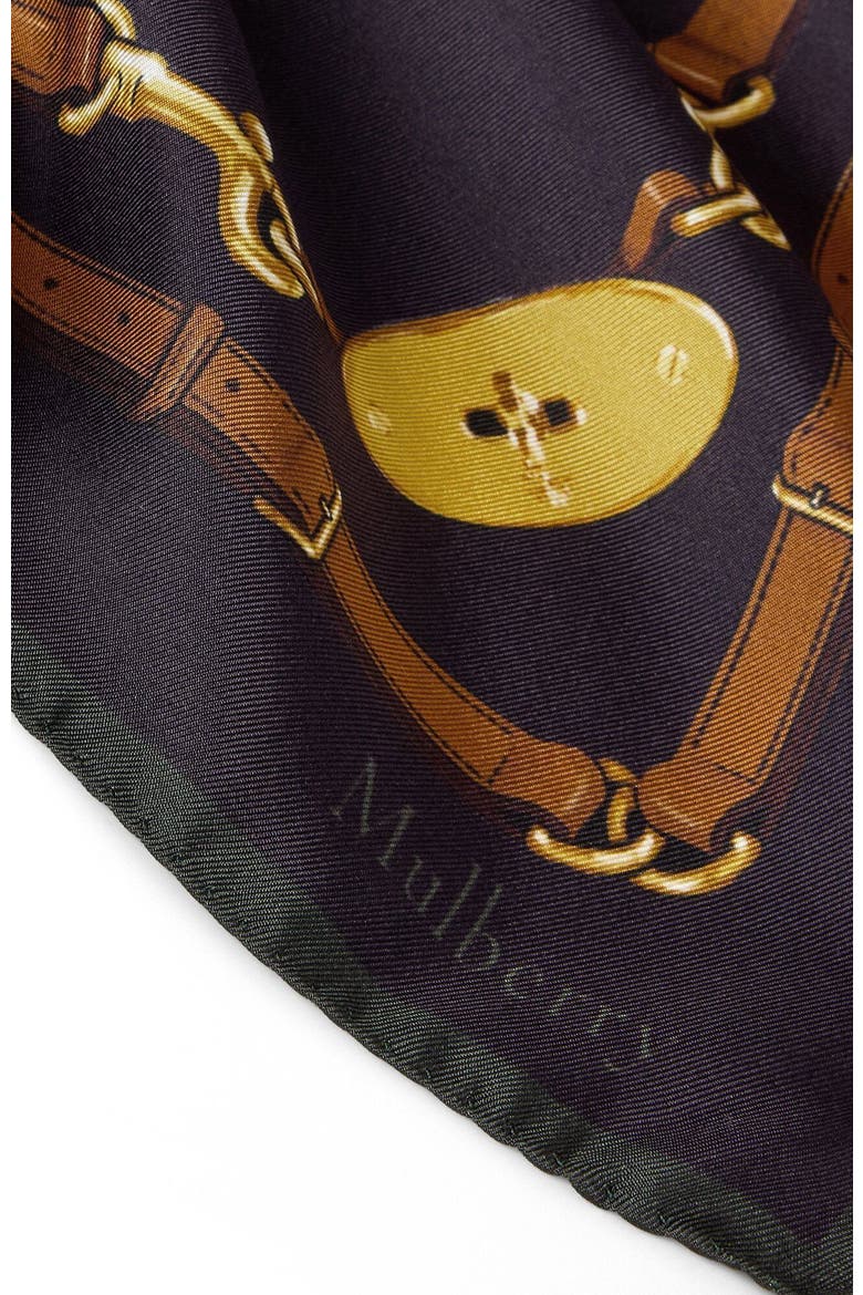 Square Scarf - Belted Boarder, Alternate, color, Deep Aubergine
