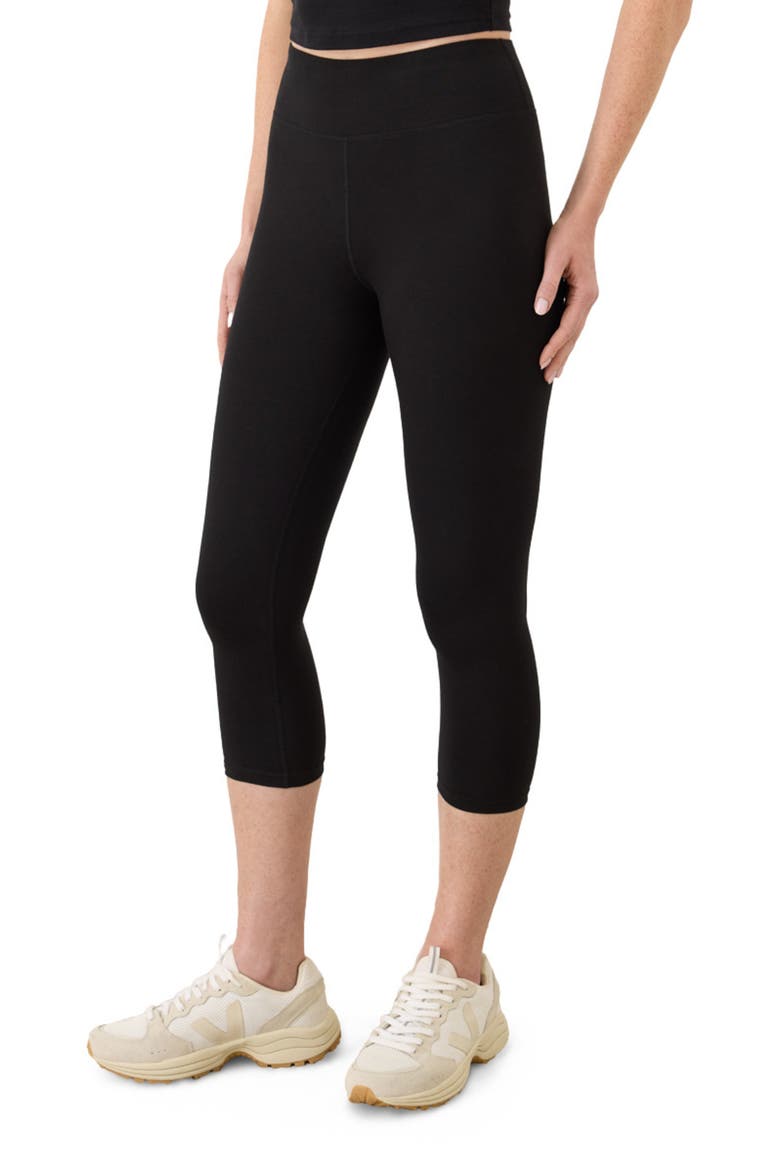 On The Go-To Cropped Legging Made With Organic Cotton, Main, color, Black