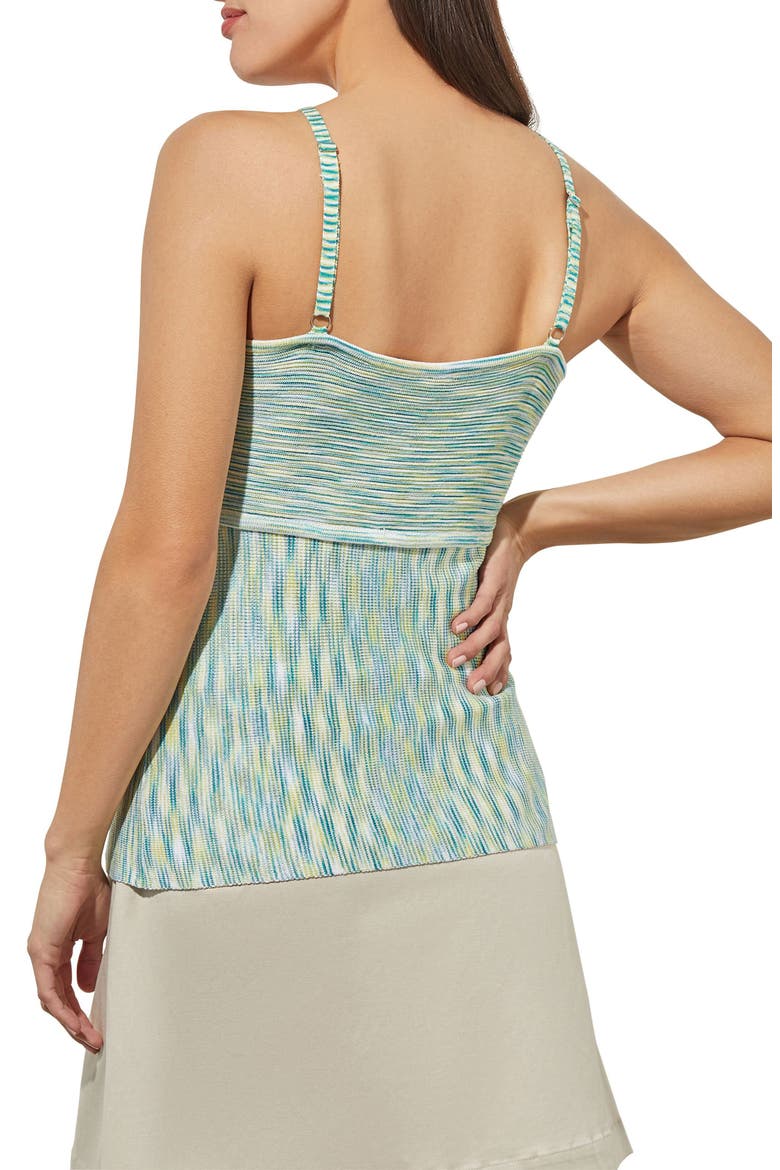 Space Dye Halter Top, Alternate, color, WHITE/ BERMUDA/ LIME