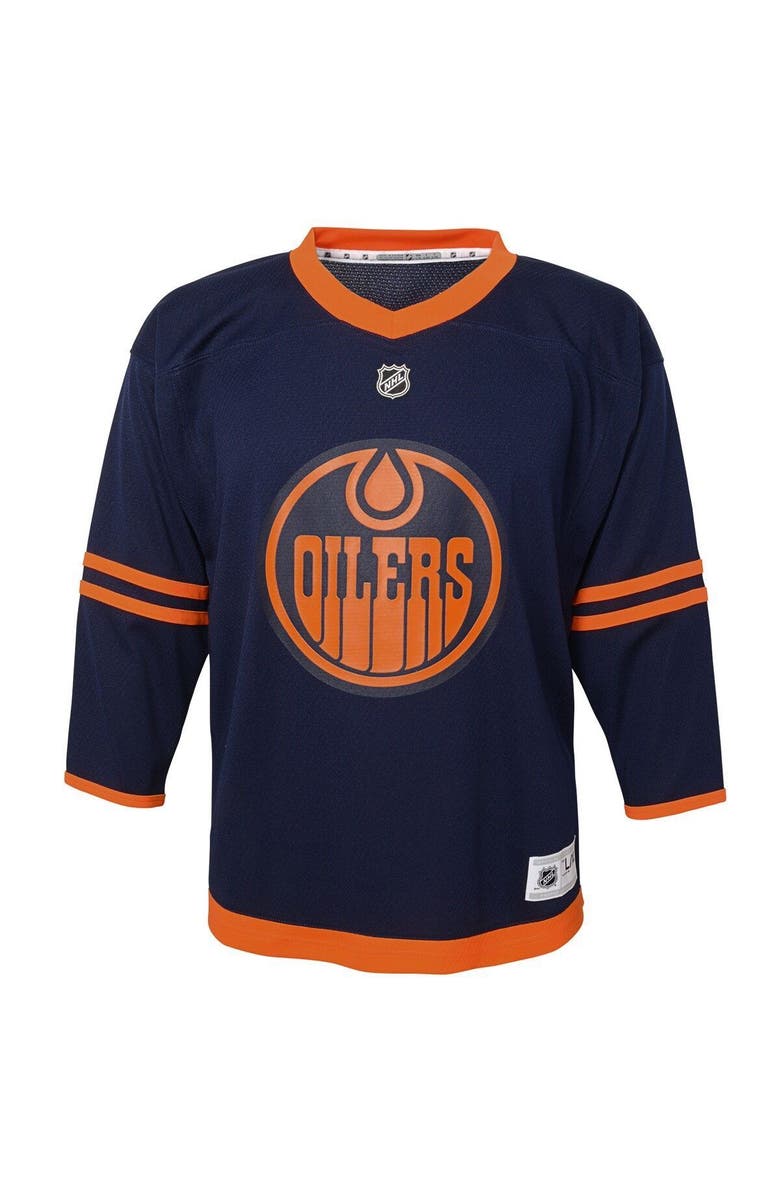 Outerstuff Preschool Connor McDavid Navy Edmonton Oilers Alternate Replica Player Jersey, Alternate, color,