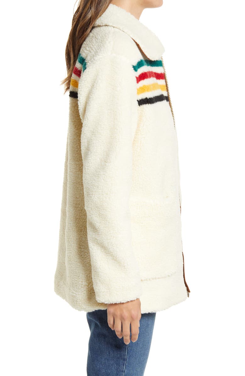 Pendleton Women's Glacier Sunset Fleece Zip-Up Jacket, Alternate, color, 