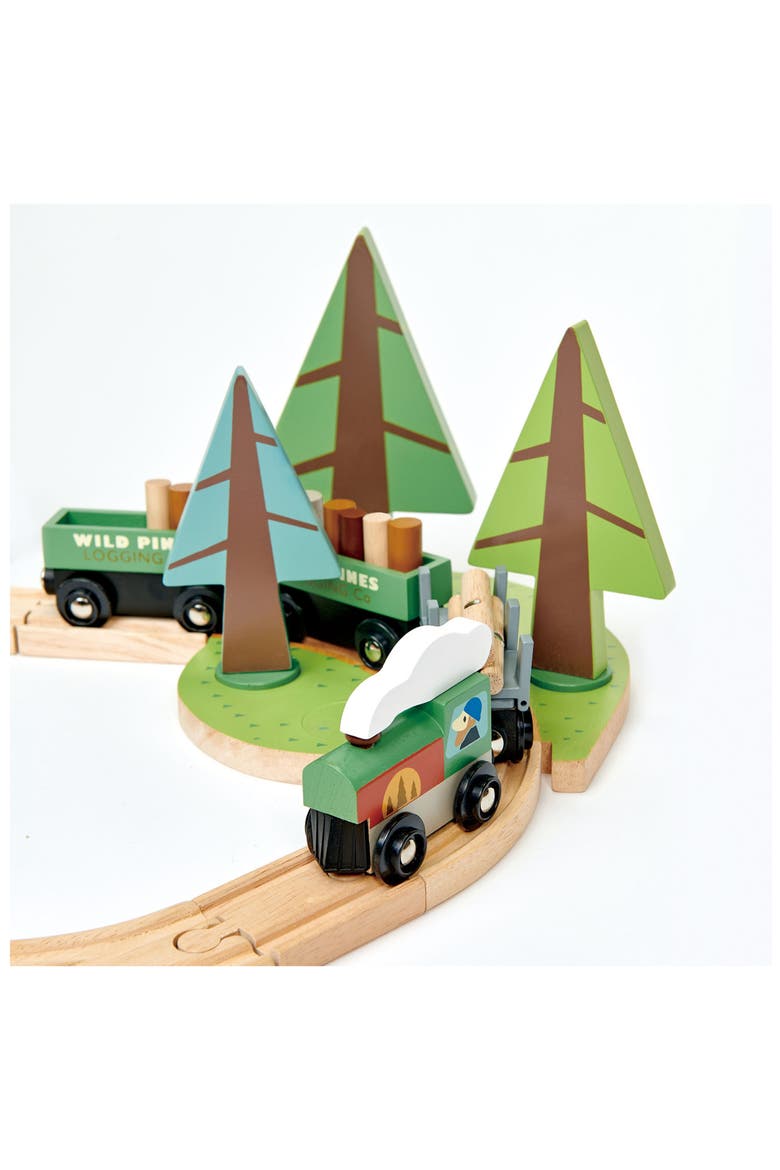 Wild Pines 30-Piece Train Set, Alternate, color, MULTI