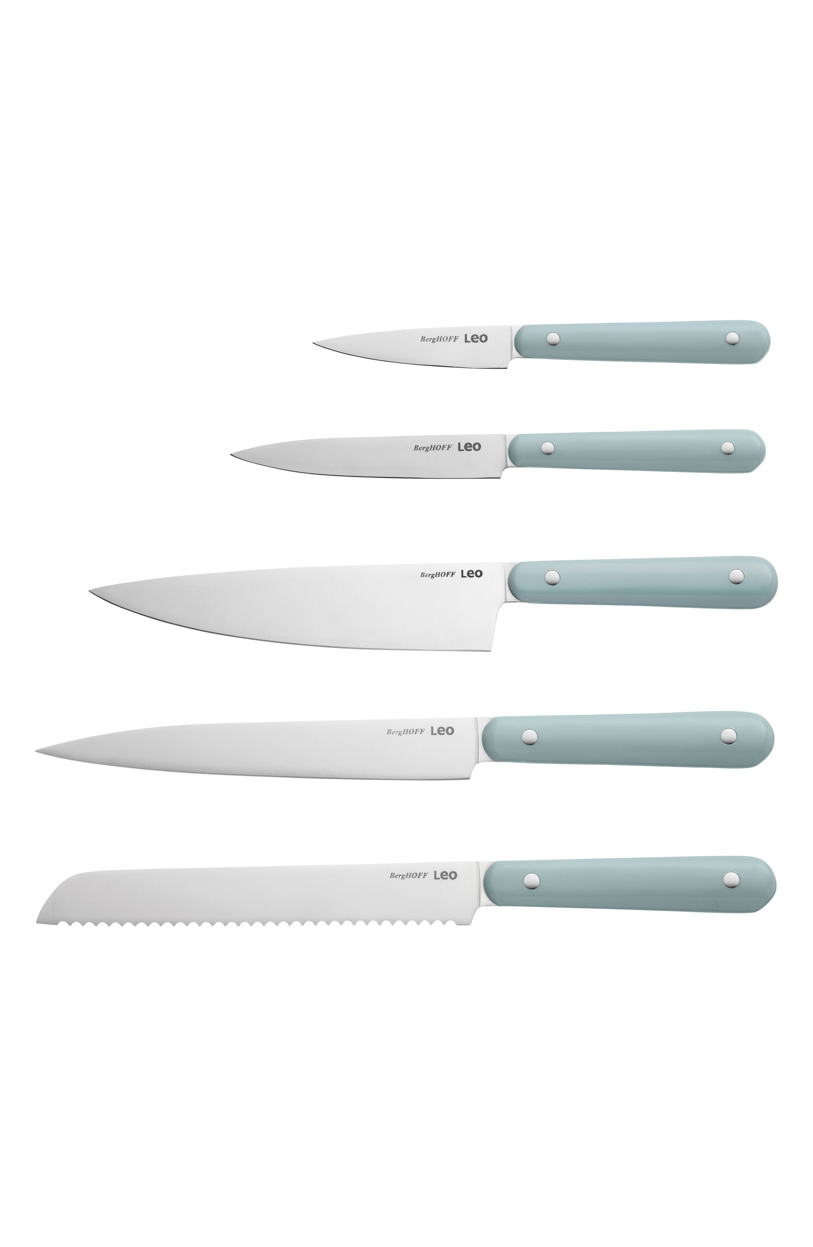 BergHOFF Leo Slate 5-Piece Knife Set