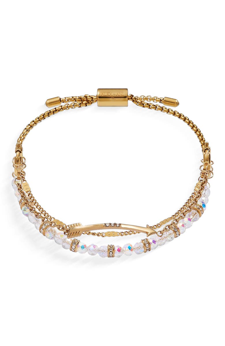 Alex and Ani Arrow Stranded Bracelet Set, Main, color, 