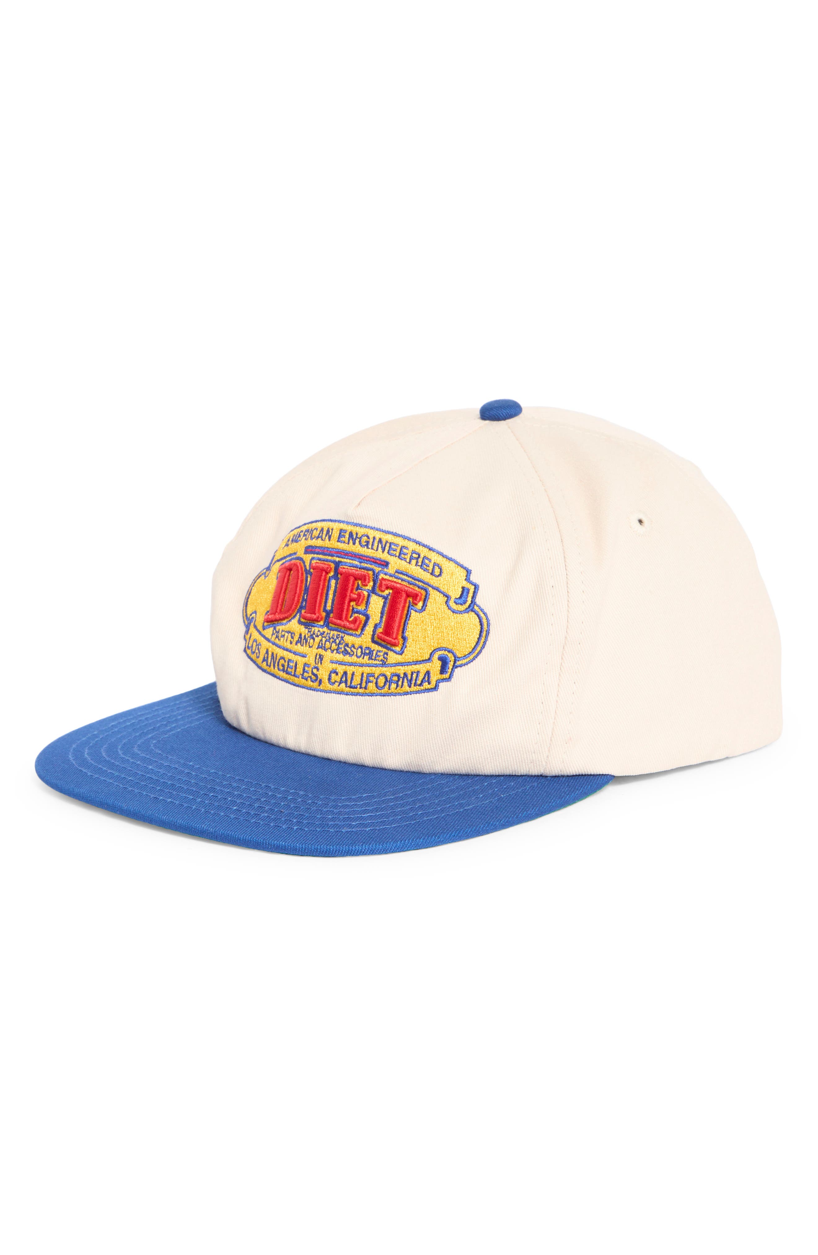 DIET STARTS MONDAY Embroidered Logo Colorblock Hat