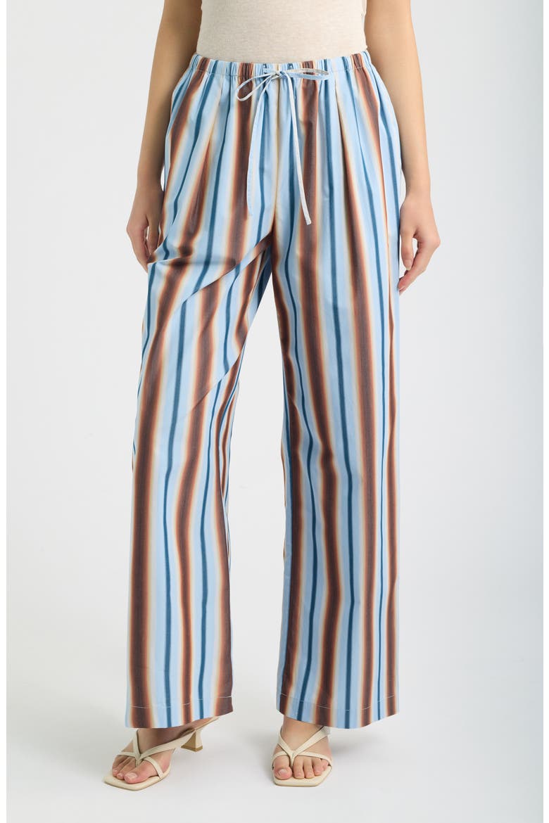 Ashling Striped Wide Leg Pants, Main, color, OMBRE STRIPE