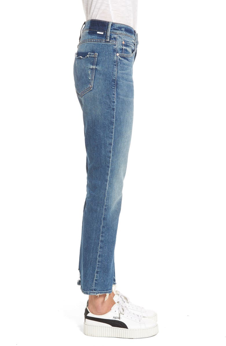 MOTHER The Dutchie Crop Straight Leg Jeans, Alternate, color,