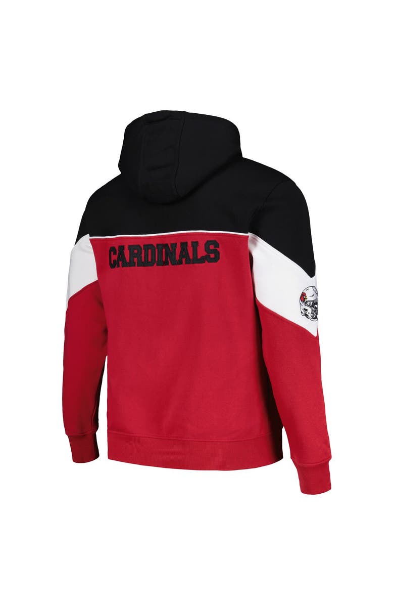 STARTER Men's Starter Cardinal/Black Arizona Cardinals Running Back Full-Zip Hoodie, Alternate, color, Cardinal