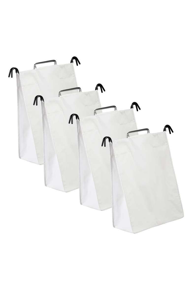 HONEY-CAN-DO Heavy Duty Quad Rolling Laundry Sorter Hamper, Alternate, color,