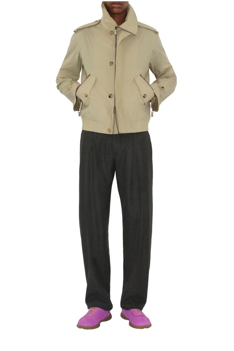 Cotton Nylon Jacket, Main, color, Hunter beige