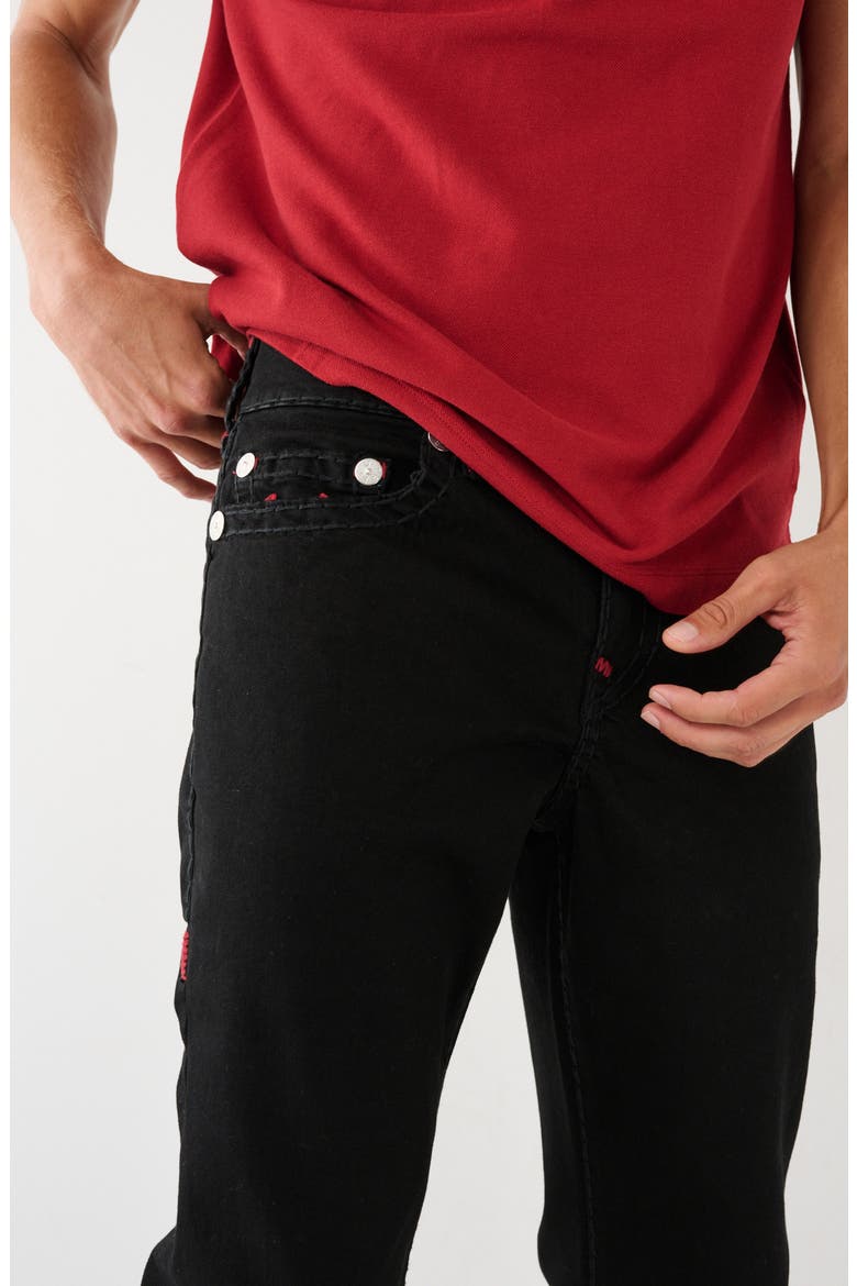 Ricky Super 'T' Relaxed Straight Leg Jeans, Alternate, color, 2SBBODYRINSEBLACK