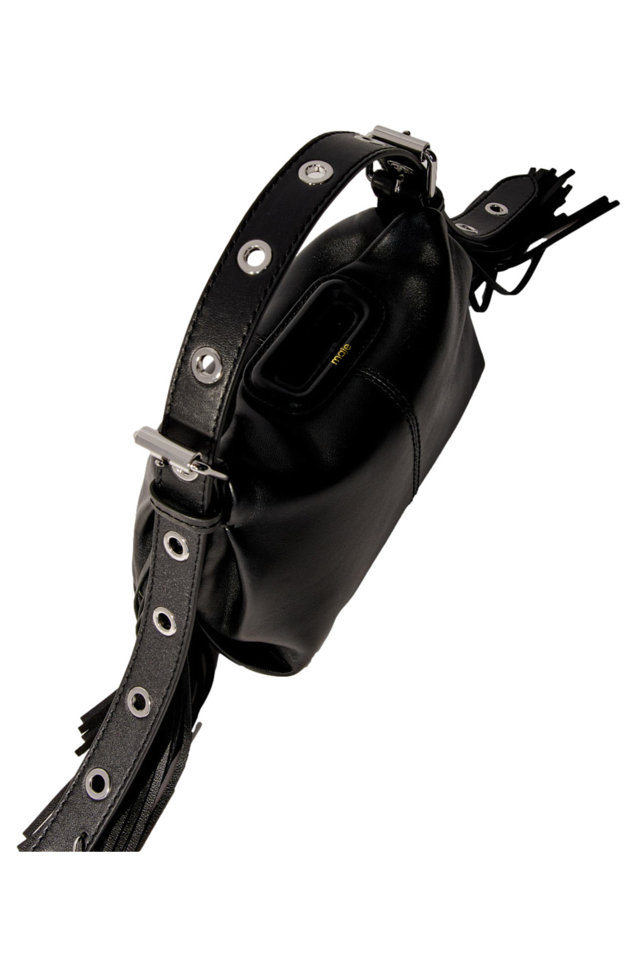 maje Mini Miss M Shoulder Bag, Alternate, color, 