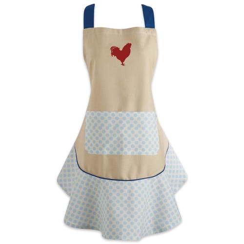 Dii Cotton Ruffle Apron In Multi