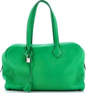 Pre-Owned Hermes Victoria II Bag Clemence 35