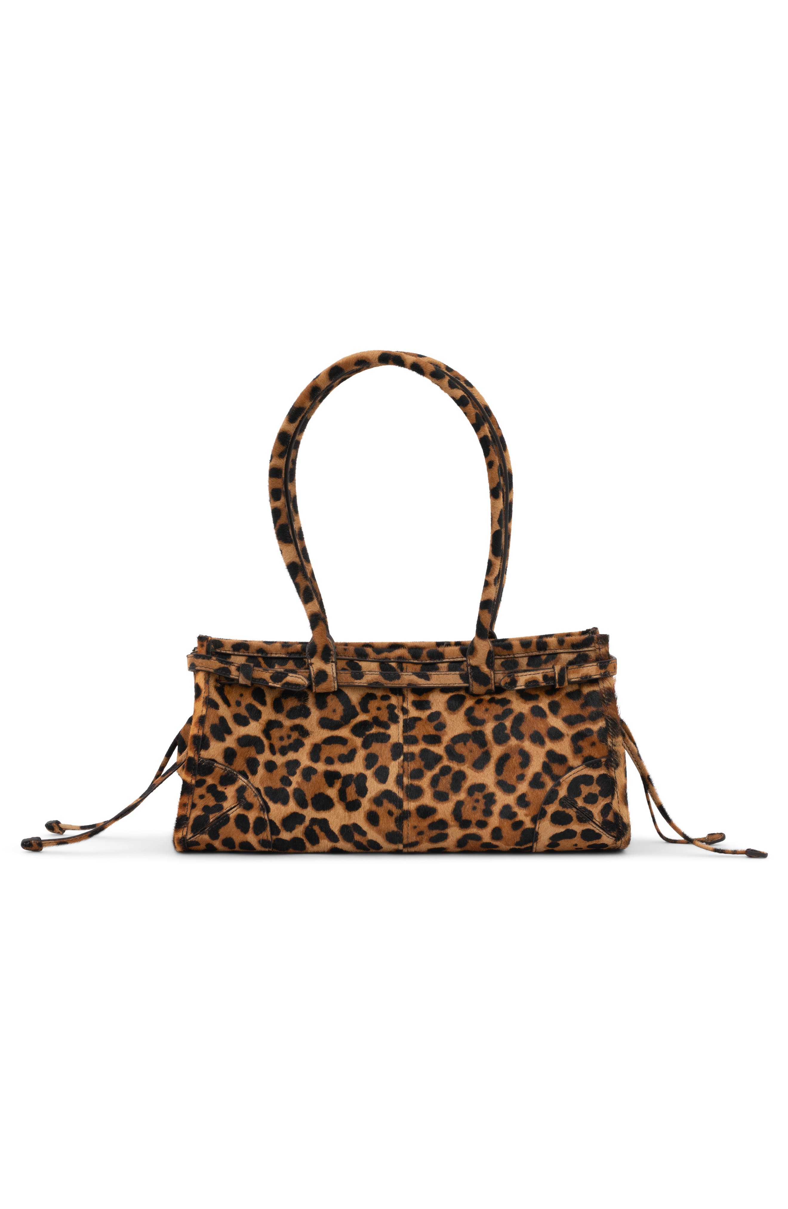 Pesky Genuine Calf Hair Shoulder Bag, Alternate, color, TAN BROWN CHEETAH
