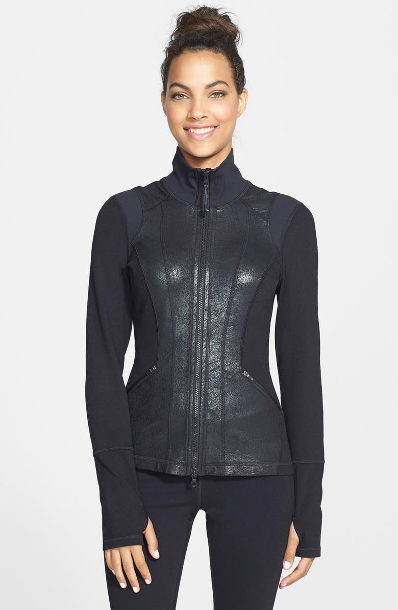 Zella 'Selina' Coated Jacket, Main, color, 