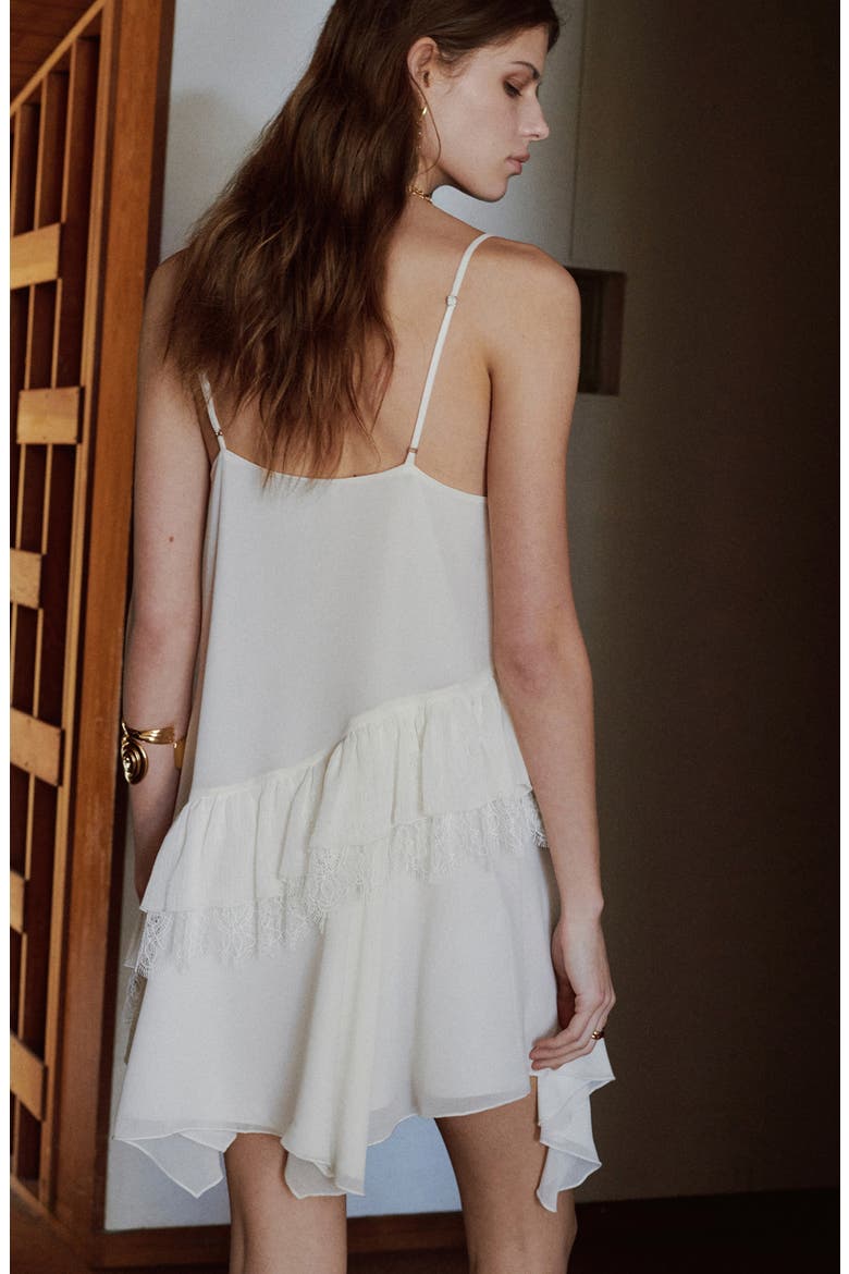 Sieni Lace Detail Dress, Alternate, color, ECRU